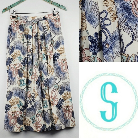 Vtg That's Me A-Line Skirt Princess Pockets 7/8 EC - Picture 1 of 8